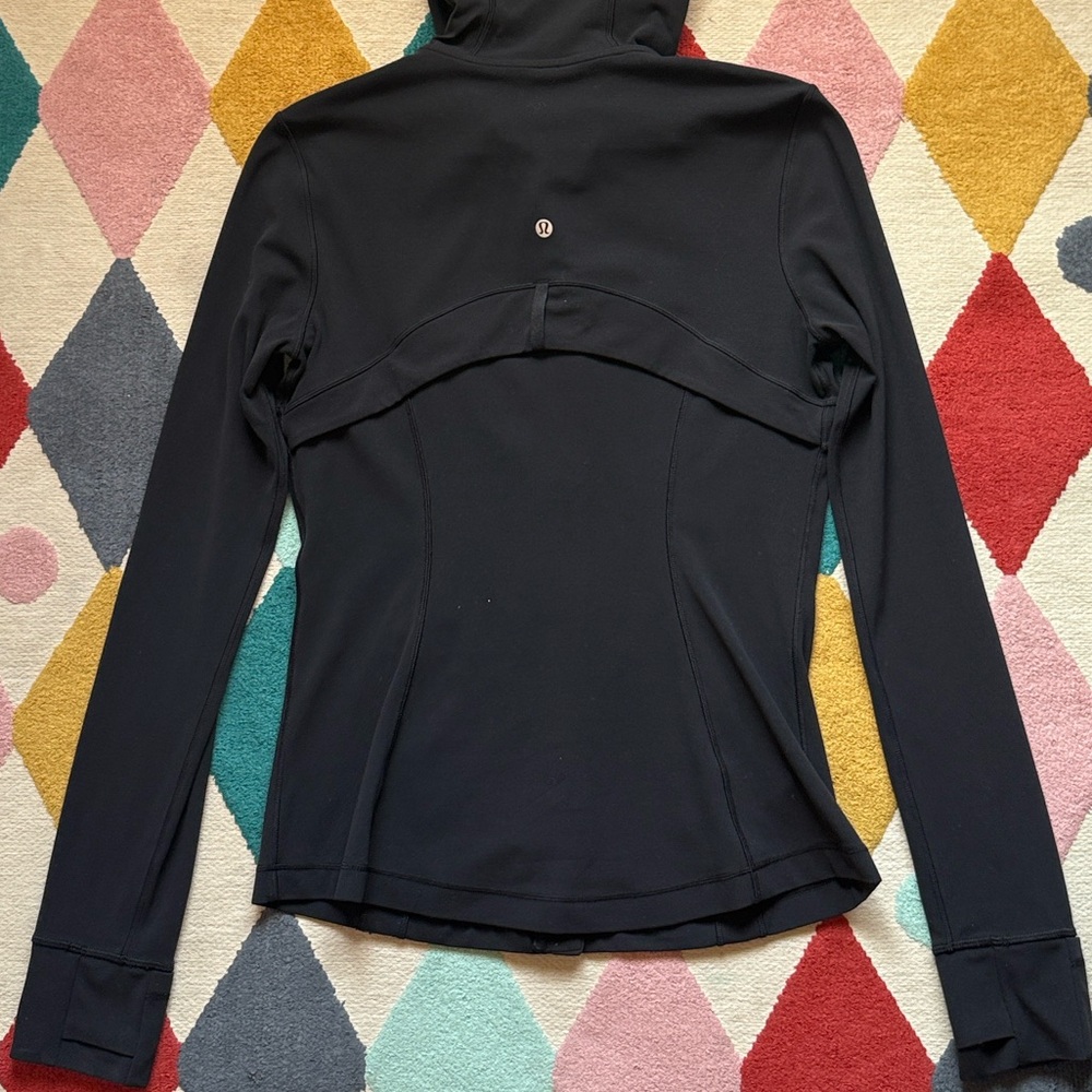 Lululemon Define Hooded Jacket Nulu - Black - Size 8